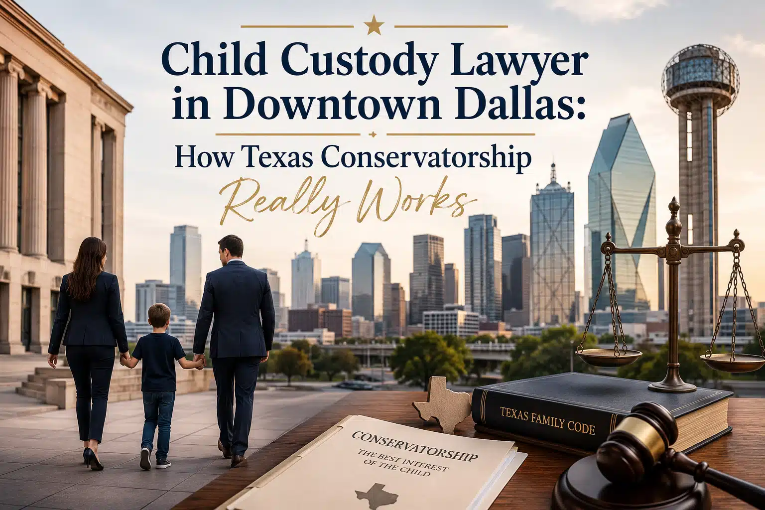 Child Custody Lawyer in Downtown Dallas How Texas Conservatorship Really Works