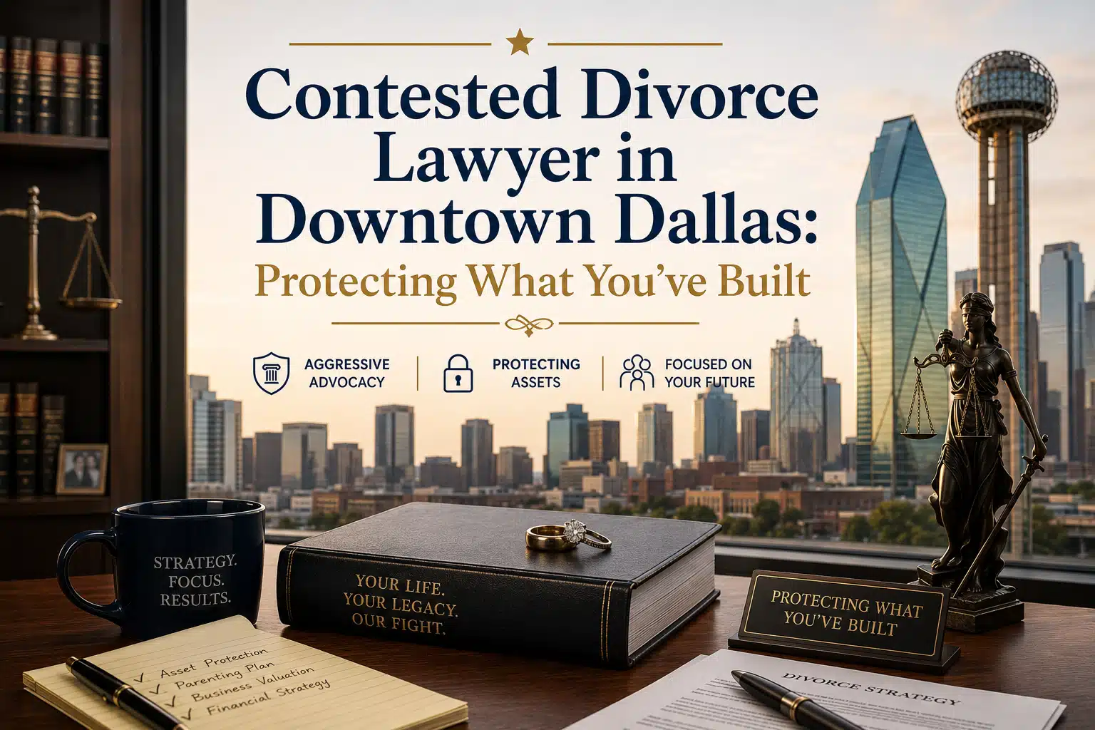 Contested Divorce Lawyer in Downtown Dallas Protecting What You've Built