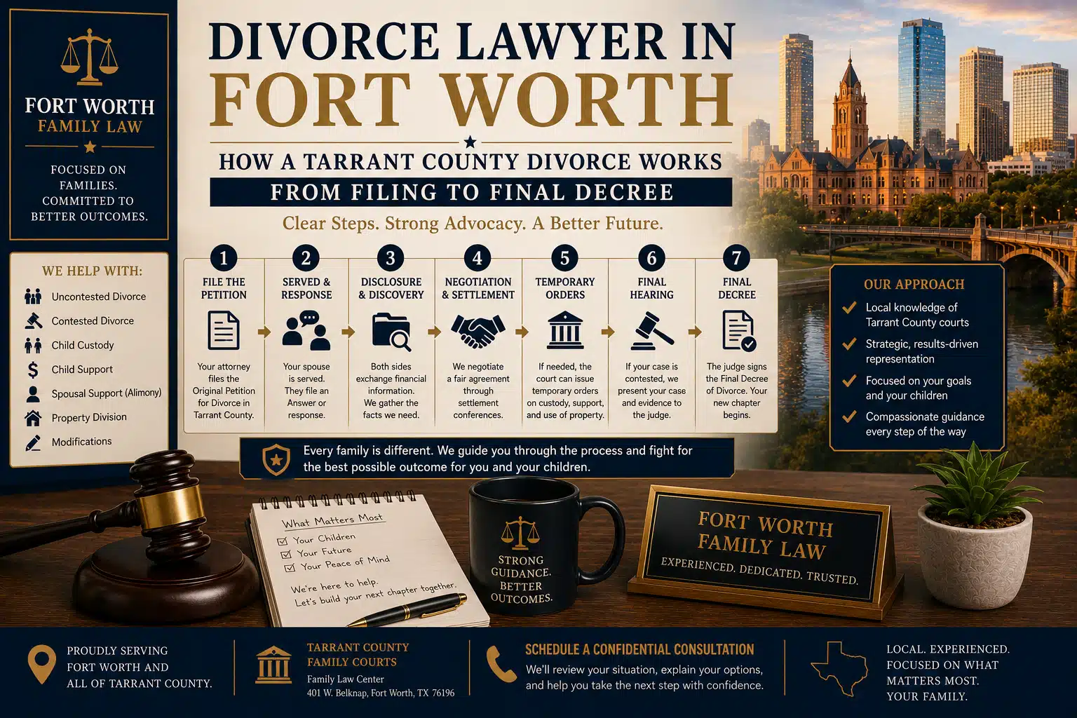 4200 South Fwy 4 Divorce Lawyer in Fort Worth How a Tarrant County Divorce Works From Filing to Final Decree