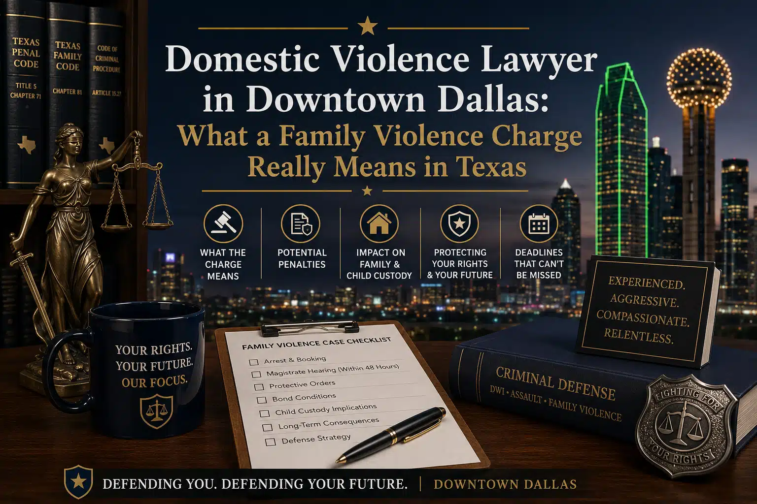 Domestic Violence Lawyer in Downtown Dallas What a Family Violence Charge Really Means in Texas