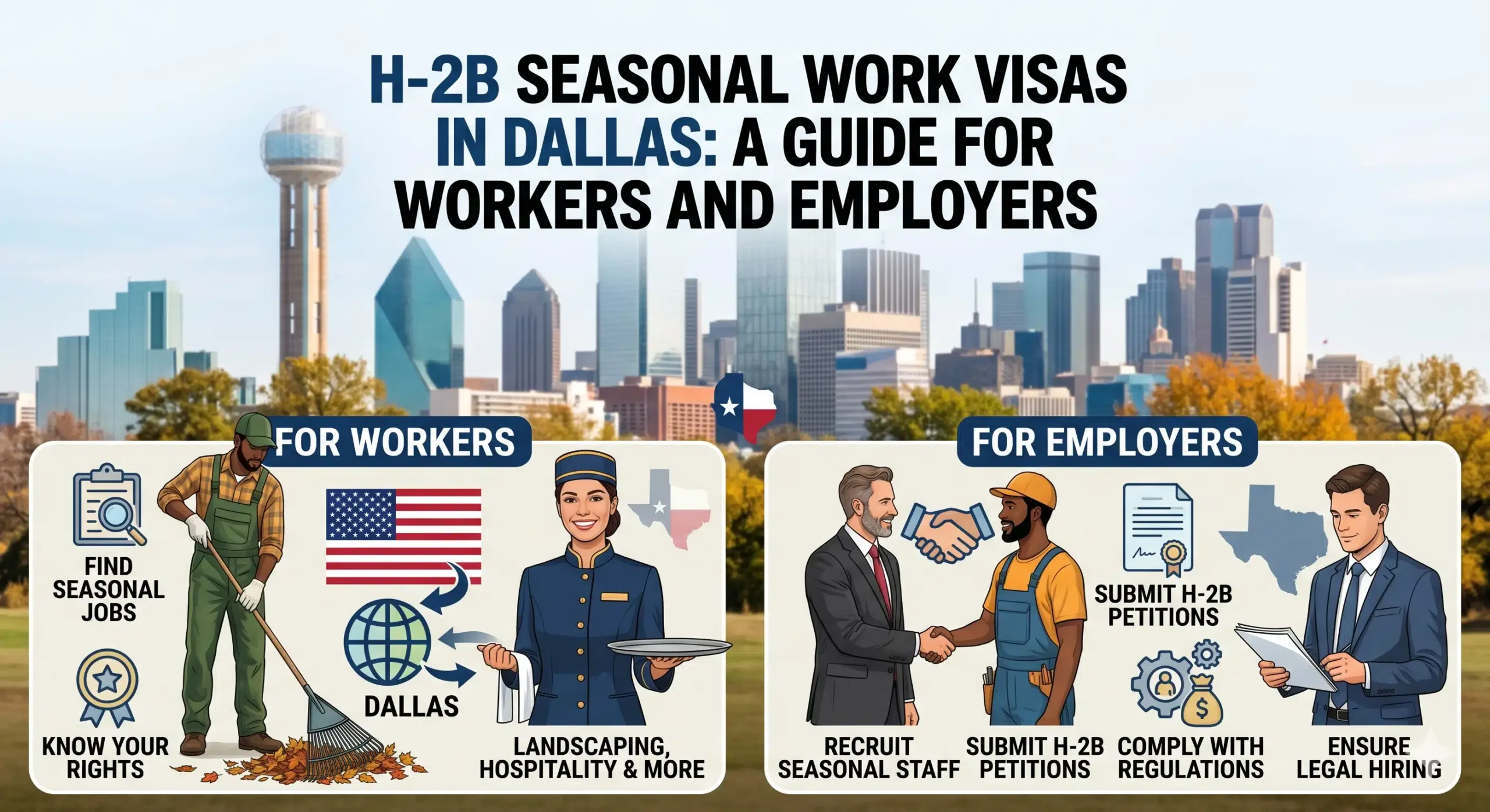 H 2B Seasonal Work Visas in Dallas A Guide for Workers and Employers