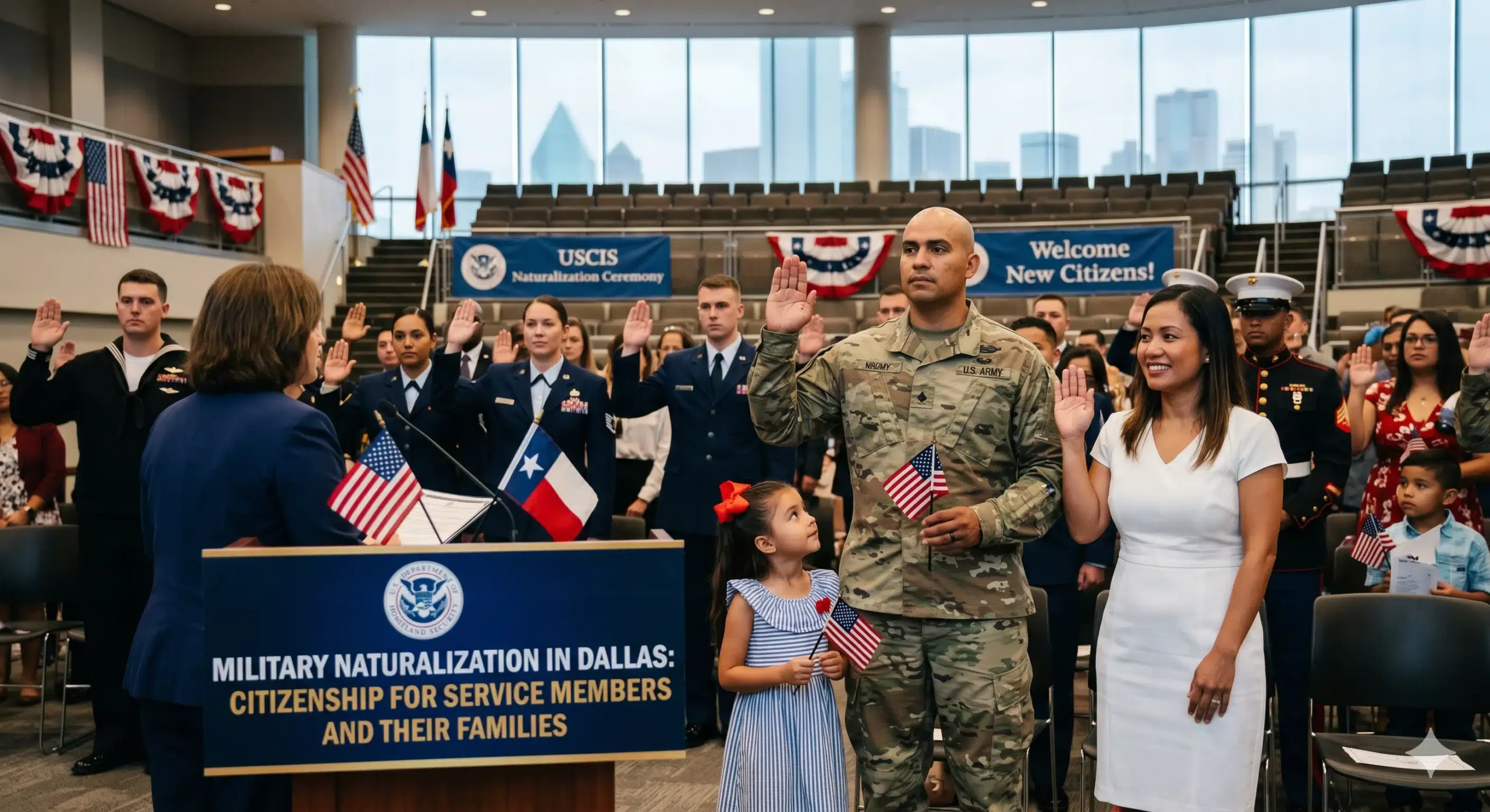 Military Naturalization in Dallas Citizenship for Service Members and Their Families