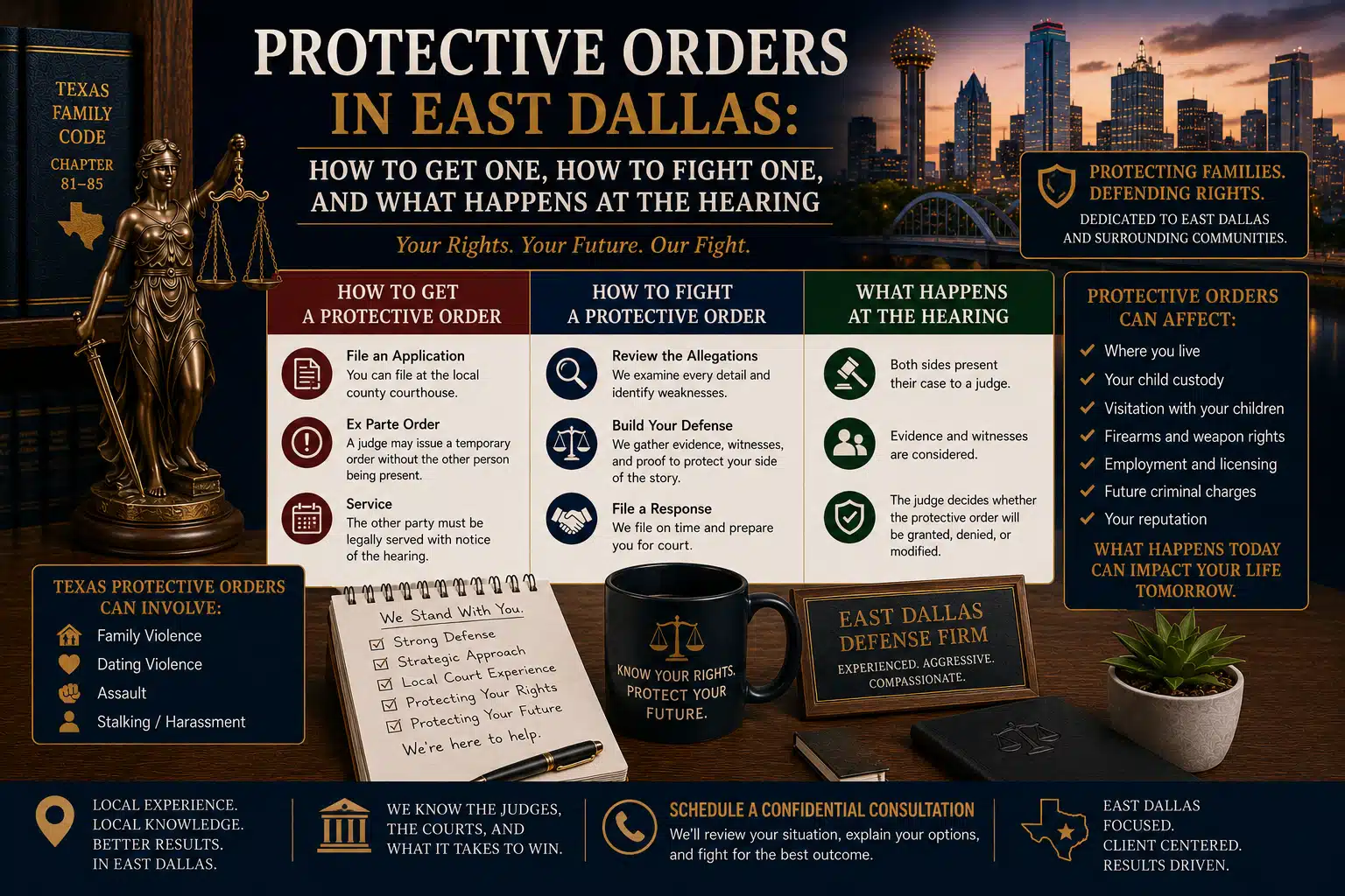 Protective Orders in East Dallas How to Get One, How to Fight One, and What Happens at the Hearing