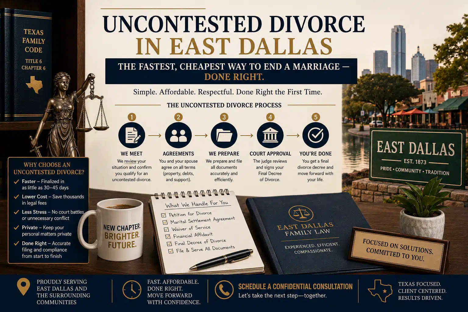8021 I-30 Frontage Rd 4 Uncontested Divorce in East Dallas The Fastest, Cheapest Way to End a Marriage — Done Right
