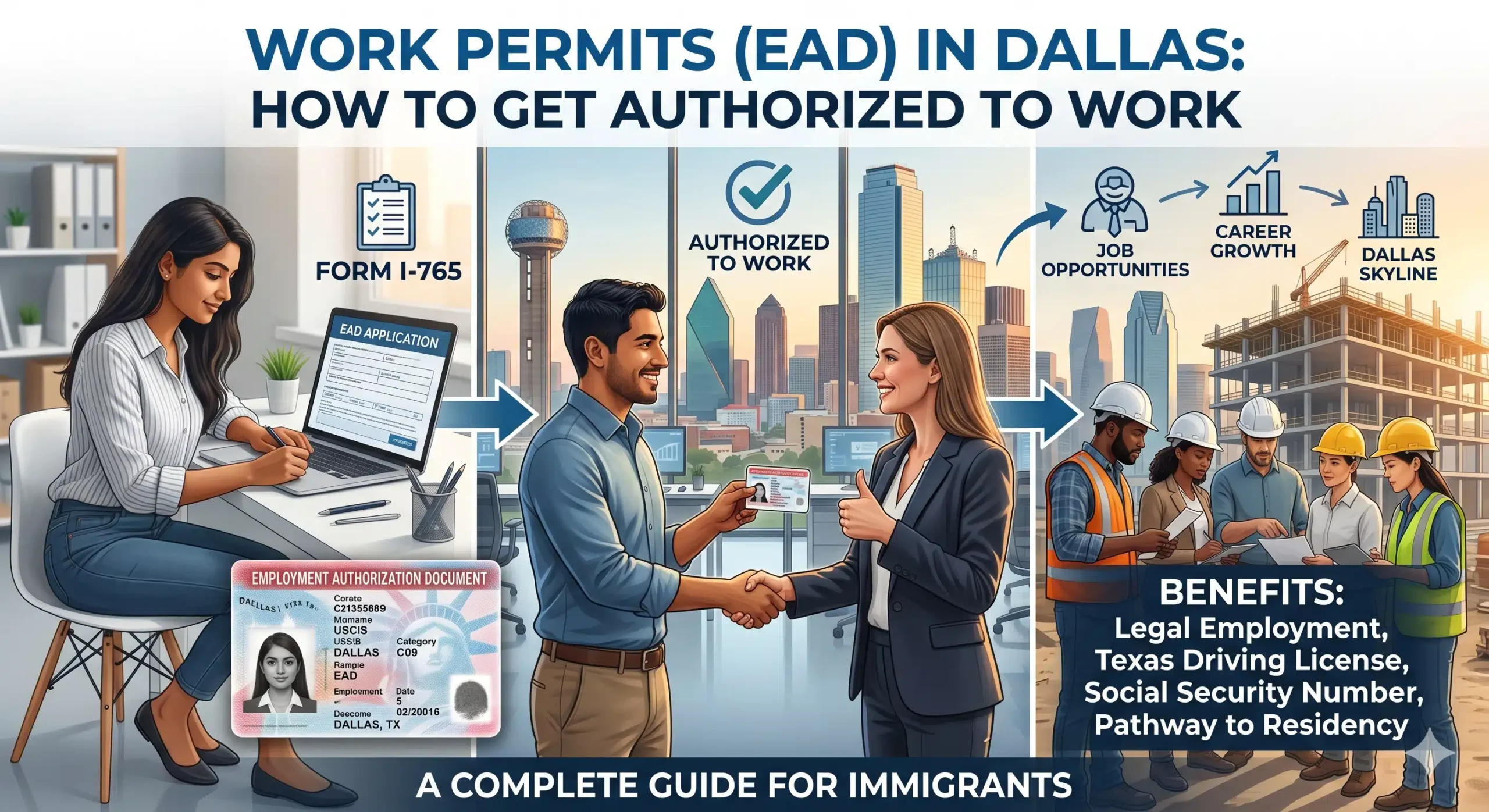 Work Permits (EAD) in Dallas How to Get Authorized to Work