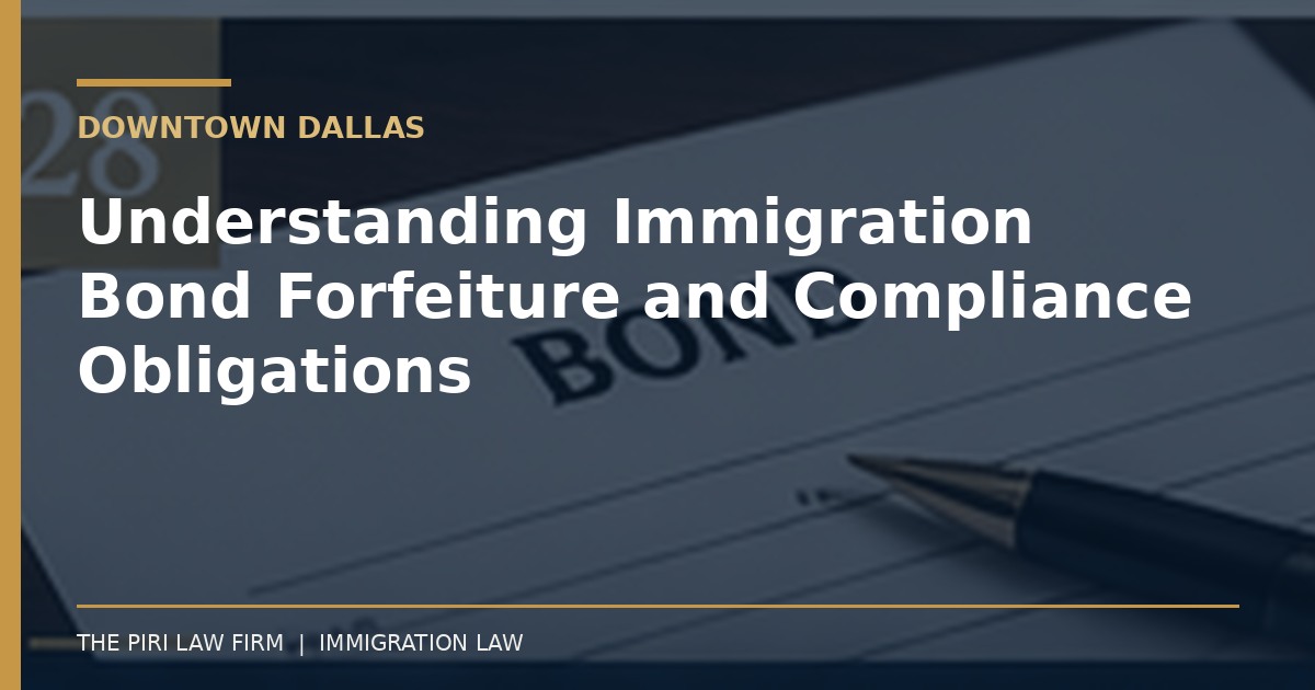 PREVIEW understanding bond forfeiture and compliance obligations downtown dallas