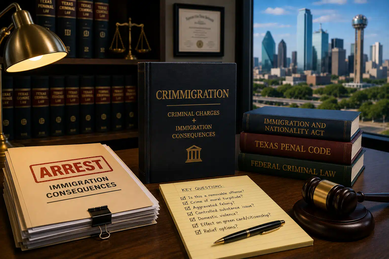 criminal charge deportation texas dallas fort worth
