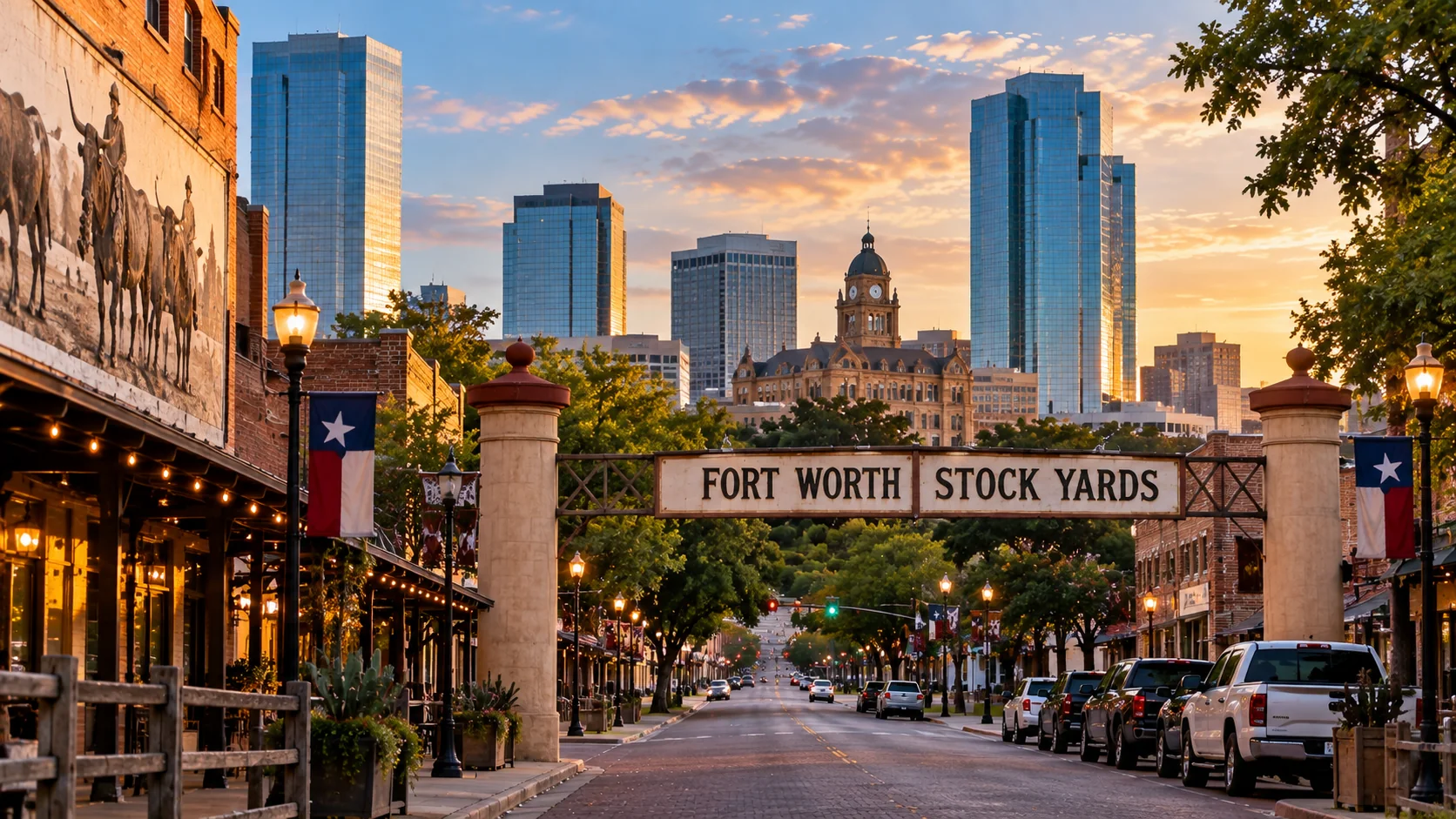 Fort Worth city scene