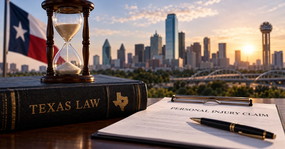 Personal injury claim filing deadline in Texas